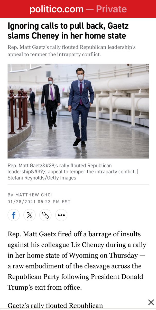 Matt Gaetz (@mattgaetz) on Twitter photo I love Steve.
And I love <a href="/EliseStefanik/">Elise Stefanik</a>. Sheās make a great NY Governor.
But the record needs to be corrected.
Elise didnāt lead the effort to remove Liz.
When <a href="/danbishopnc/">Dan Bishop</a> first filed the motion to remove <a href="/Liz_Cheney/">Liz Cheney</a>, Elise backed Liz and even joined former I love Steve.
And I love <a href="/EliseStefanik/">Elise Stefanik</a>. Sheās make a great NY Governor.
But the record needs to be corrected.
Elise didnāt lead the effort to remove Liz.
When <a href="/danbishopnc/">Dan Bishop</a> first filed the motion to remove <a href="/Liz_Cheney/">Liz Cheney</a>, Elise backed Liz and even joined former