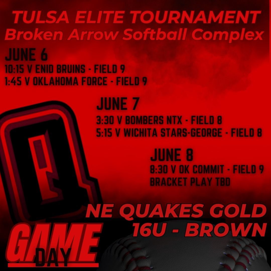 We’re off to Tulsa! Excited to play some new competition. <a href="/TulsaElite/">Tulsa Elite Sports</a>