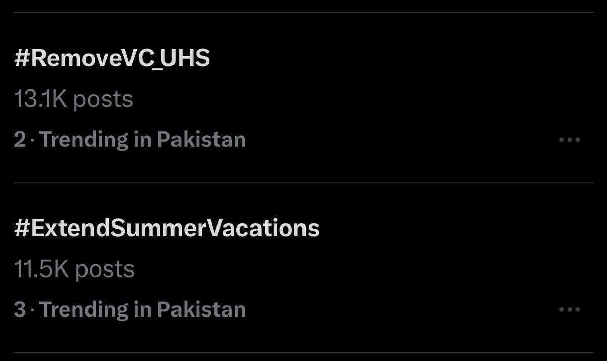 zainab07811's tweet image. it’s trending…

#RemoveVC_UHS 
#ExtendSummerVacations