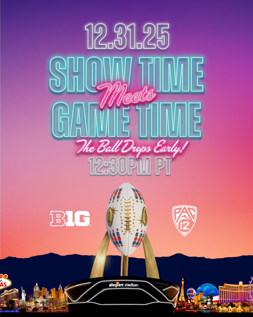 The ball drops early this New Year’s Eve. 🏈🏆

#LVBowl | #BowlSeason