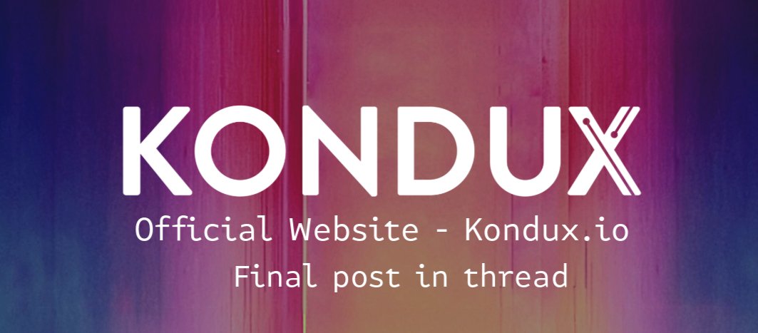 Kondux tweet media