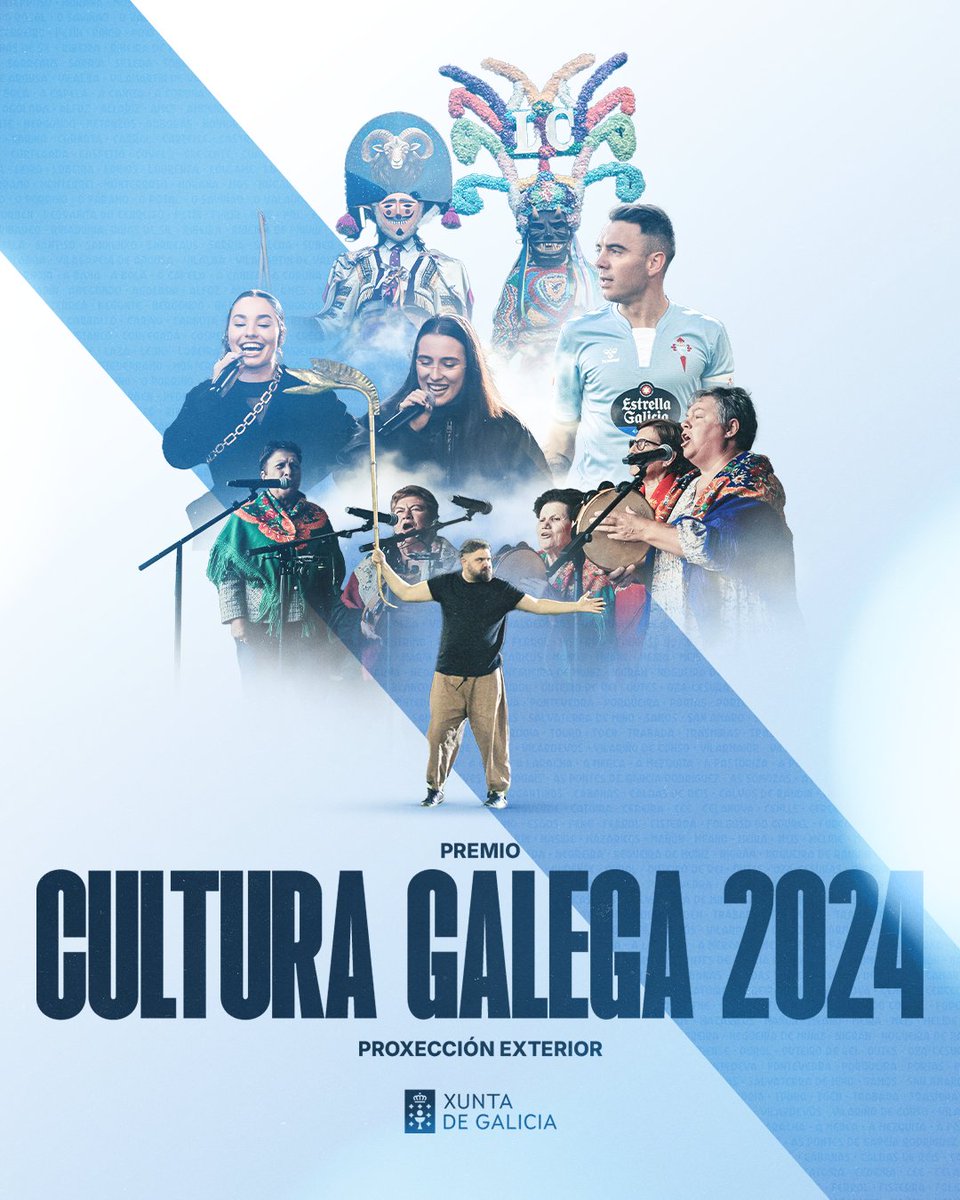 RCCelta's tweet photo. 🏅 O #RCCelta, galardoado nos #PremiosCulturaGalega2024 de @CulturaXunta en 'Proxección Exterior'.

Un recoñecemento que nos enche de orgullo.

Porque isto vai máis alá do fútbol: fala de raíces, fala de identidade, fala de sentimento.

Un equipo para un país 🩵 https://t.co/amGRa0SSk3