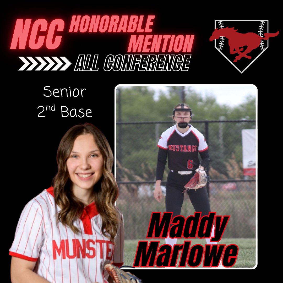Munster Softball (@munstersoftball) on Twitter photo NCC 2nd Team All Conference: <a href="/caliryb16/">Cali Rybicki</a>
NCC Honorable Mention: <a href="/maddymarlowe_8/">Madalynn Marlowe</a>
<a href="/Munster_Sports/">MHS Athletics</a> NCC 2nd Team All Conference: <a href="/caliryb16/">Cali Rybicki</a>
NCC Honorable Mention: <a href="/maddymarlowe_8/">Madalynn Marlowe</a>
<a href="/Munster_Sports/">MHS Athletics</a>