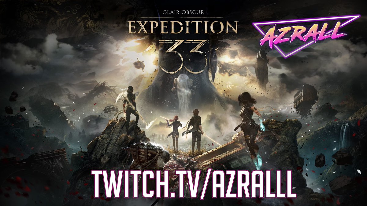 Back to the Expedition in 30 mins!

Hope to see some of you there for more hot, Act 2 action!

Twitch.tv/Azralll
#Expedition33