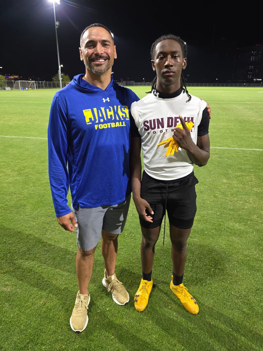 Great meeting <a href="/CoachiJACK/">Coach IJack</a> yesterday at camp. Looking forward to building a relationship and continuing to grow!