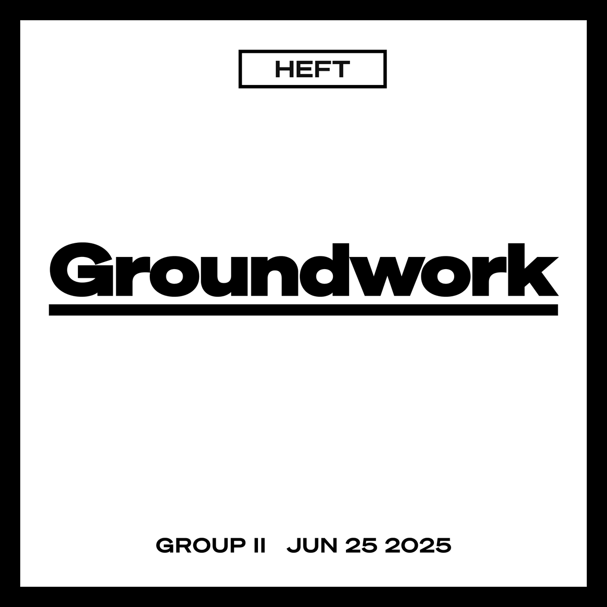 Heft (@heft_gallery) on Twitter photo Announcing GROUNDWORK, the next exhibition at Heft, opening June 25th.
This pivotal group show, along with our inaugural show Truth or, expresses the foundation of our gallery program to come... featuring extraordinary works by:
<a href="/0009ine/">0009.eth</a>
<a href="/ArandaLasch/">Aranda\Lasch</a>
<a href="/pxlshrd/">pxlshrd</a>
<a href="/toadswiback/">die with the most likes</a> Announcing GROUNDWORK, the next exhibition at Heft, opening June 25th.
This pivotal group show, along with our inaugural show Truth or, expresses the foundation of our gallery program to come... featuring extraordinary works by:
<a href="/0009ine/">0009.eth</a>
<a href="/ArandaLasch/">Aranda\Lasch</a>
<a href="/pxlshrd/">pxlshrd</a>
<a href="/toadswiback/">die with the most likes</a>