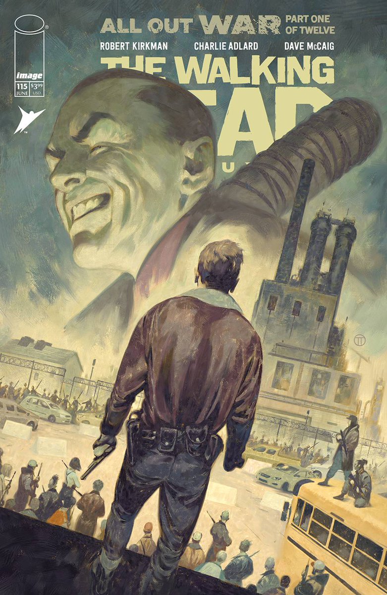 TotinoTedesco's tweet image. Cover for "The Walking Dead - Deluxe" #115.
I'll post the process in my Patreon in the upcoming days.