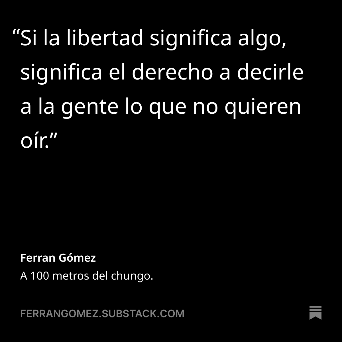 Lo decía George Orwell.

Pero Von der Leyen tiene otros planes para Europa.

Le dieron un premio por "defender" la libertad... y un millón, claro.

Dijo que la censura era una vacuna contra la libertad de expresión.

Un ejemplo de cómo usar esa libertad para manipular desde lo