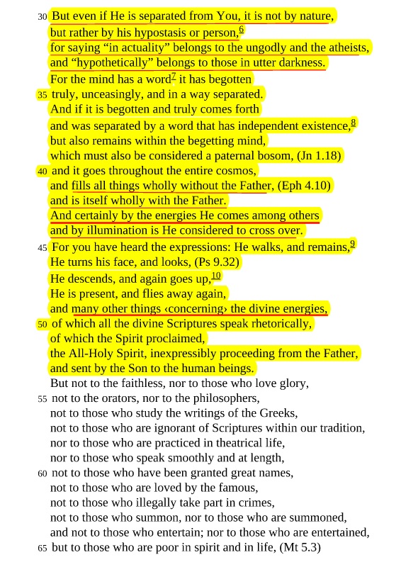 archisoteric's tweet image. Excellent hymn from St. Symeon the New Theologian on the essence energies distinction. 1/2.