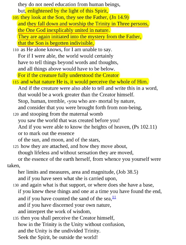 archisoteric's tweet image. Excellent hymn from St. Symeon the New Theologian on the essence energies distinction. 1/2.