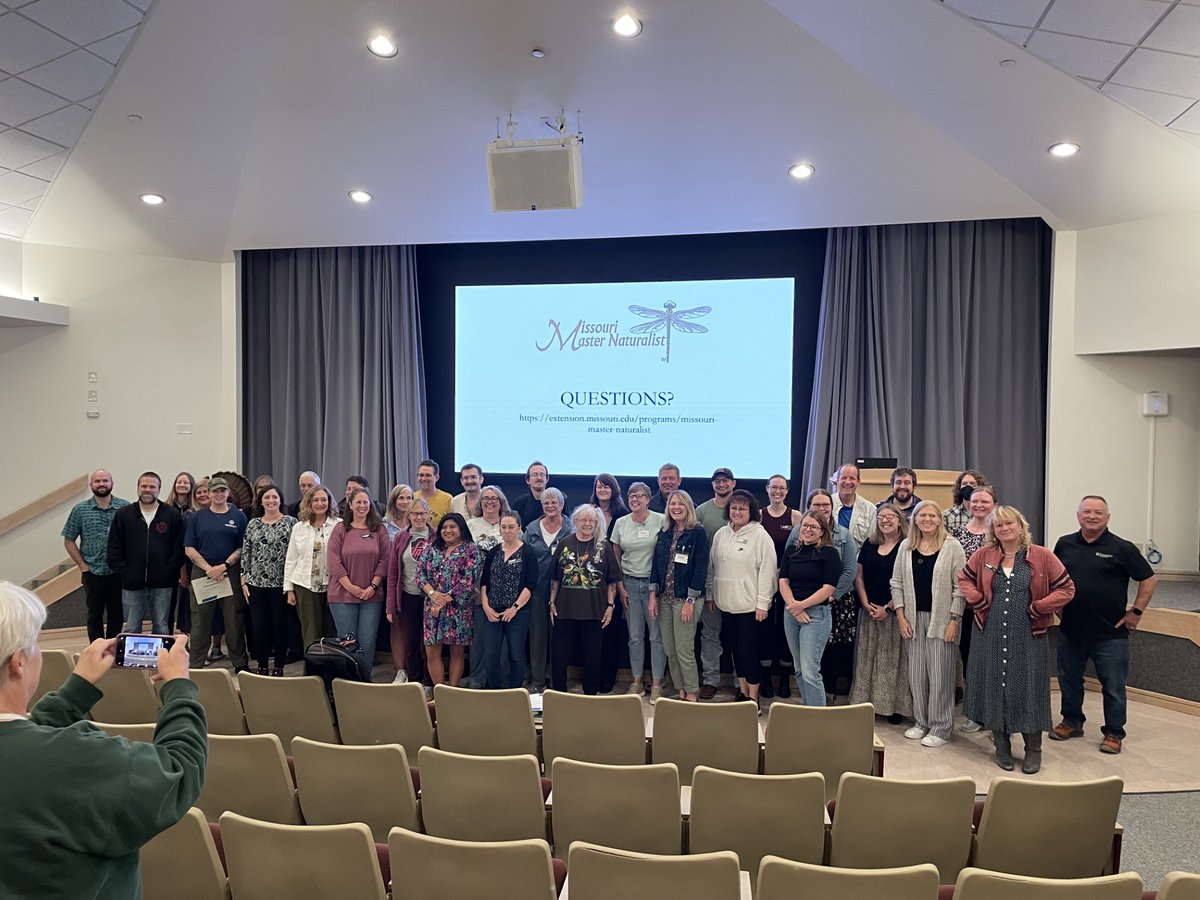This spring the Missouri Master Naturalist course graduated 38 interns! Interns will now complete capstone projects, volunteering, and advanced training in St. Louis, St. Charles, and Franklin counties to become certified Missouri Master Naturalists. Congratulations!

#ExtendMU