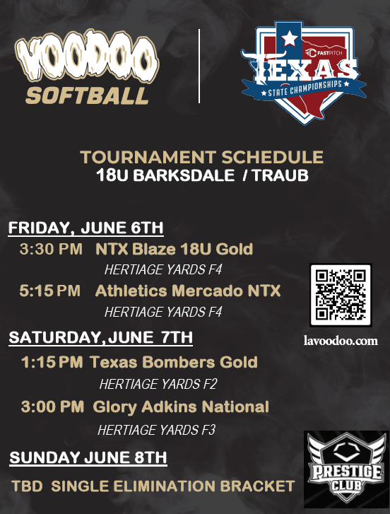 Louisiana Voodoo - 18u Barksdale/Traub tweet media