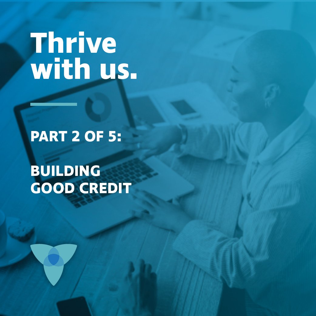 Our new #Thrive series is here for students!
Part 2 of 5: Build Better Credit

Your credit score is more than a number — it’s a snapshot of your financial future. Ready to start strong? Let’s make smart credit habits part of your story.

#ThriveWithUs
➡️ - bit.ly/43RHyja