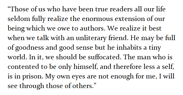 SketchesbyBoze's tweet image. C. S. Lewis; reading frees us from the prison of the self