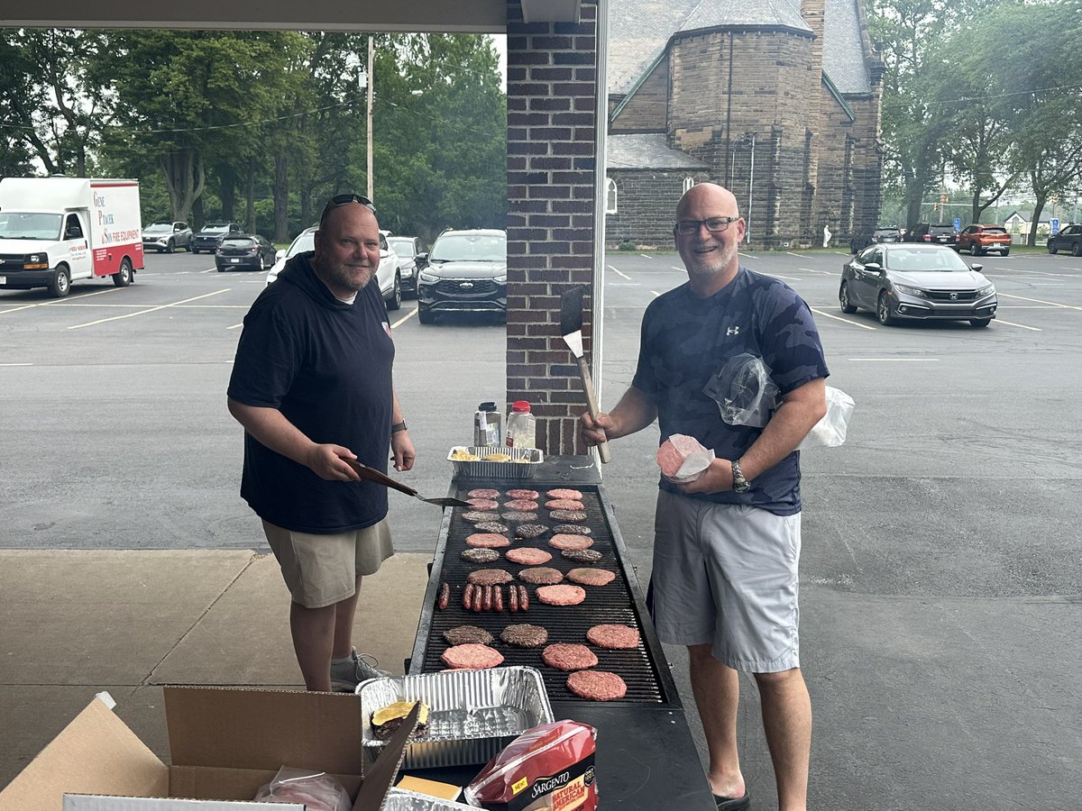 My favorite end of the year tradition with these two guys running the grill for our end of the year staff cookout. It is so joyful just being able to sit down as a full staff and recap the year and look ahead to the future.