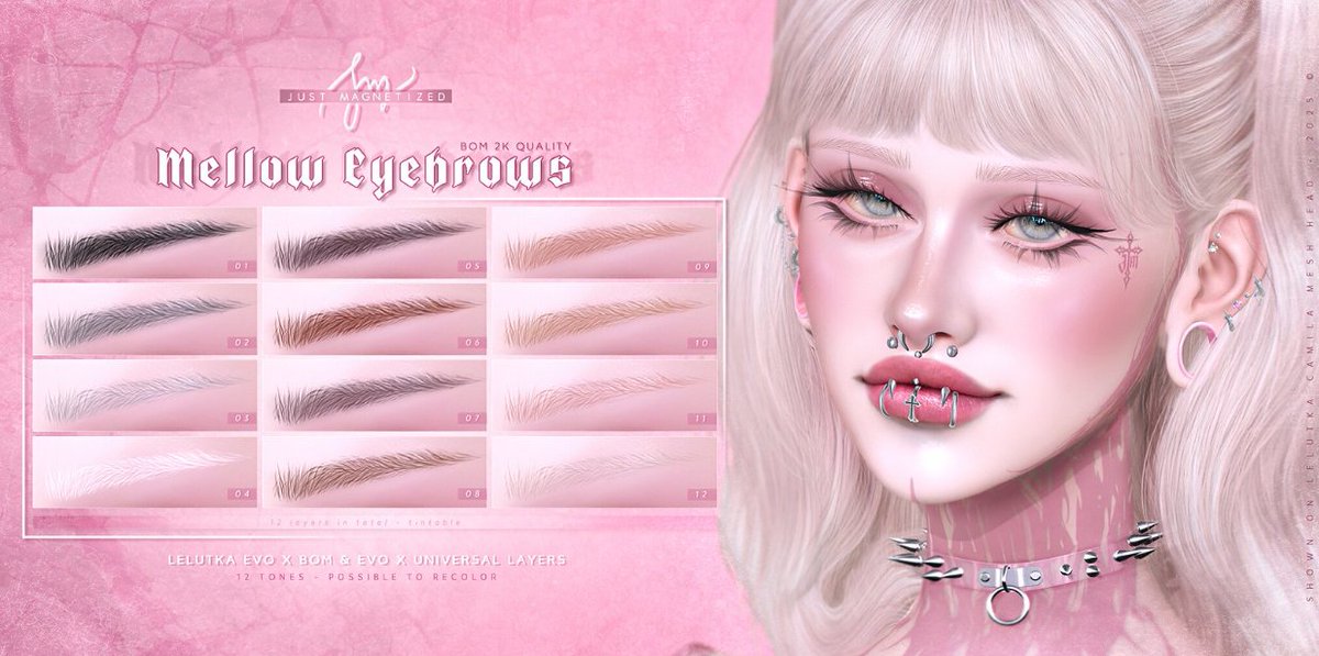 KawaiiFeedSL's tweet photo. Just Magnetized: Mellow Eyebrows @ Astrophe 〡Taxi: https://t.co/JqQ3oxrWS5
#secondlife #metaverse #justmagentized #astrophe #slevent #slcontent #kawaiifeed https://t.co/vJ1JOZOXtD