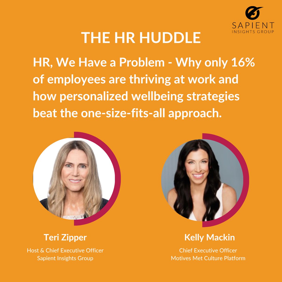 In this ep of HR, We Have a Problem, <a href="/tazipper/">TAZ</a> &amp; guest Kelly Mackin, Co-Founder/CEO of Motives Met, discuss that only 16% of people truly thrive at work and how everyone has a unique "personal cocktail" of needs from 28 different motives.

🎧  ow.ly/VcRB50W52Mu
