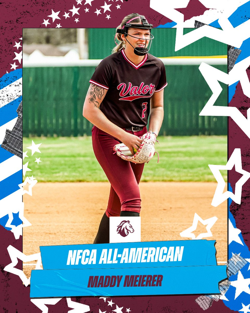 ALL-AMERICAN x2!

Maddy Meierer was named an NFCA First Team All-American today for her efforts from the 2025 season! Maddy is the first NFCA All-American from Evangel since 2009 and is the youngest Evangel Softball athlete to garner the NFCA award.