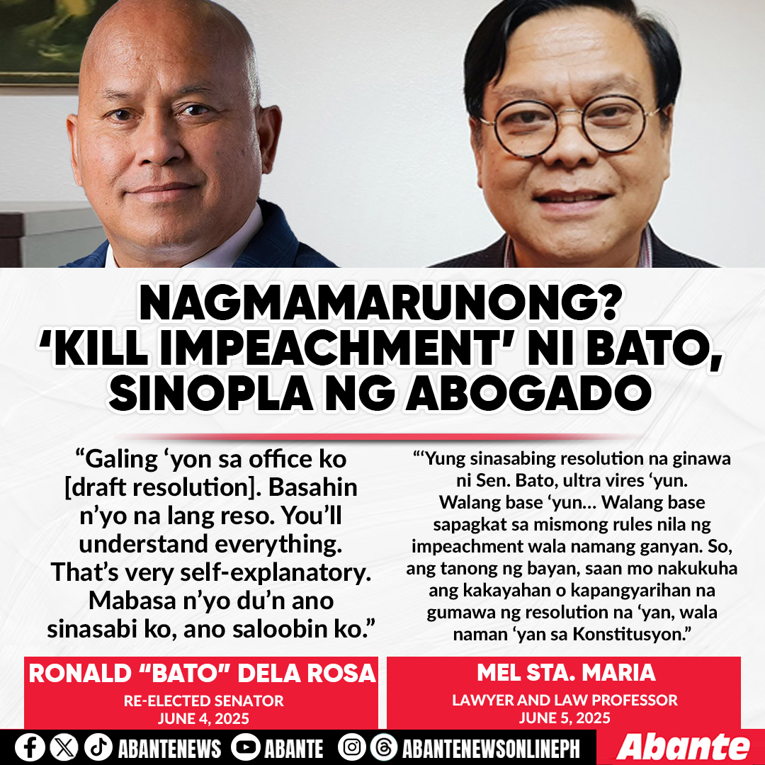 Ano ka ba, Atty.  May sariling saligang-batas si Bato.
