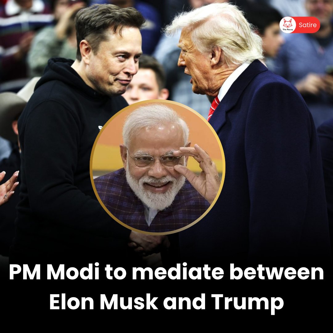the_fauxy's tweet photo. 🚨#𝗕𝗥𝗘𝗔𝗞𝗜𝗡𝗚: 𝗣𝗠 𝗠𝗼𝗱𝗶 𝘁𝗼 𝗺𝗲𝗱𝗶𝗮𝘁𝗲 𝗯𝗲𝘁𝘄𝗲𝗲𝗻 𝗘𝗹𝗼𝗻 𝗠𝘂𝘀𝗸 𝗮𝗻𝗱 𝗧𝗿𝘂𝗺𝗽 https://t.co/VrUlHddj7i