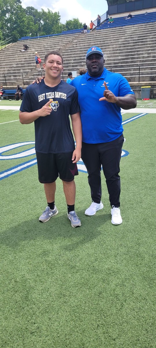 Jayden Foster (@fosterjd08) on Twitter photo Thank you <a href="/ETBU_Football/">ETBU Football</a> for having me at the camp today!! Getting this off-season rollin‼️‼️ <a href="/ETBUCoachRu/">Coach Ruzicka</a> <a href="/ETBUCoachQ/">Coach Q</a> <a href="/COACHMO54/">Coach Morris</a> <a href="/UTEPCoachCJones/">Chris Jones</a> <a href="/NCEagleFootball/">New Caney HS Football</a> <a href="/s_bennight/">Sheldon Bennight</a> <a href="/CoachStilwell/">Johnny Stilwell</a> <a href="/LakeIV/">Lake Tate IV</a> <a href="/DonovanByrd4174/">Donovan Byrd</a> <a href="/McNeeseFB/">McNeese Football</a> <a href="/HCUFootball/">HCU Football</a> <a href="/ATUFootball/">Arkansas Tech Football</a> <a href="/SAUFootball/">Mulerider Football</a> Thank you <a href="/ETBU_Football/">ETBU Football</a> for having me at the camp today!! Getting this off-season rollin‼️‼️ <a href="/ETBUCoachRu/">Coach Ruzicka</a> <a href="/ETBUCoachQ/">Coach Q</a> <a href="/COACHMO54/">Coach Morris</a> <a href="/UTEPCoachCJones/">Chris Jones</a> <a href="/NCEagleFootball/">New Caney HS Football</a> <a href="/s_bennight/">Sheldon Bennight</a> <a href="/CoachStilwell/">Johnny Stilwell</a> <a href="/LakeIV/">Lake Tate IV</a> <a href="/DonovanByrd4174/">Donovan Byrd</a> <a href="/McNeeseFB/">McNeese Football</a> <a href="/HCUFootball/">HCU Football</a> <a href="/ATUFootball/">Arkansas Tech Football</a> <a href="/SAUFootball/">Mulerider Football</a>