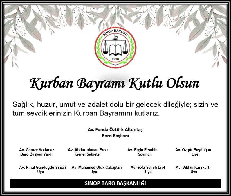 Sinop Barosu (@sinopbaro) on Twitter photo 