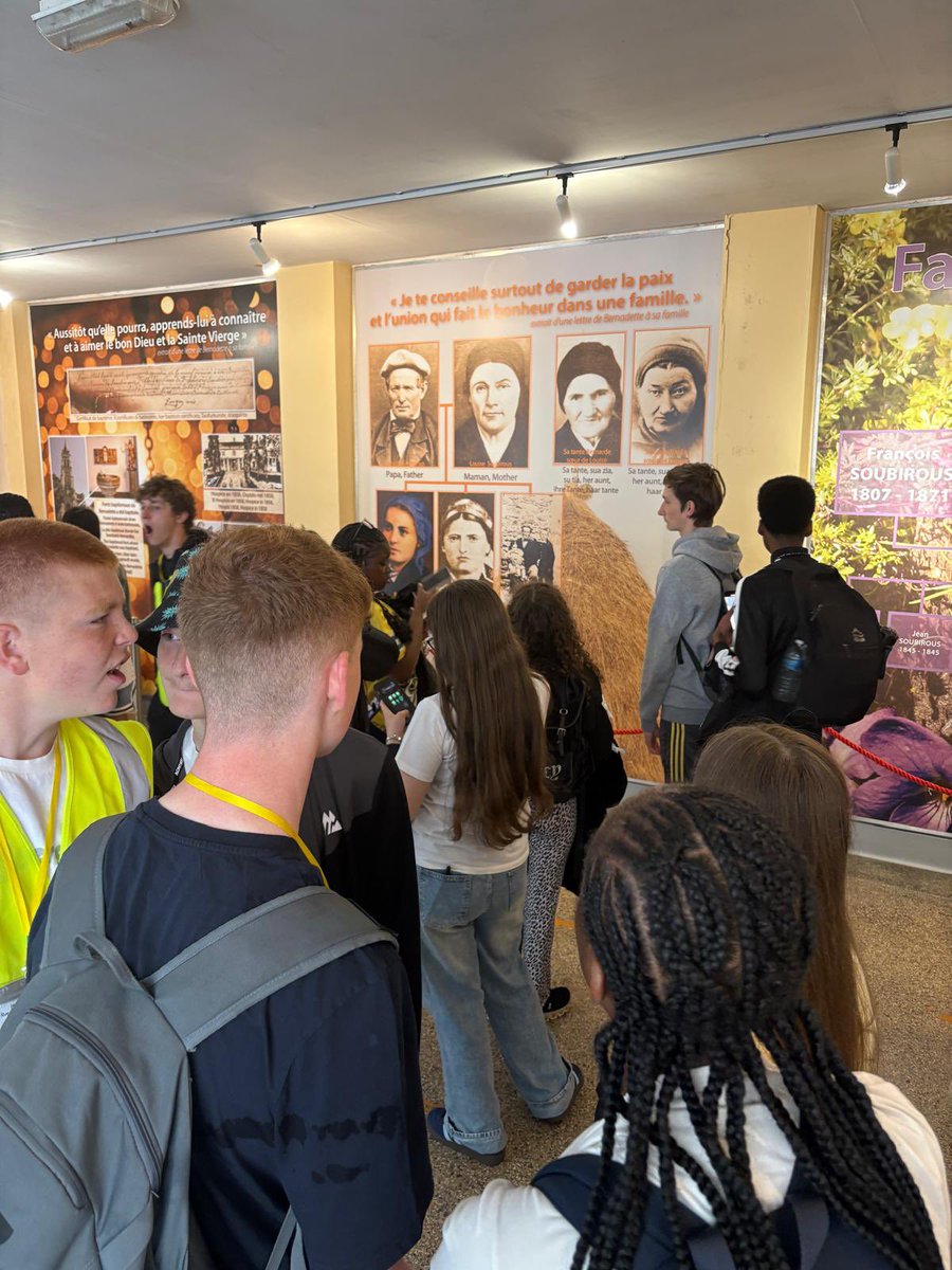HallowsRE's tweet photo. This morning we had the opportunity to visit the home of St Bernadette the Bollywood Mill and the Cachot, what a fantastic experience! St Bernadette pray for us @AllHallowsRC @SalfordDiocese https://t.co/GTfrJIeIHI