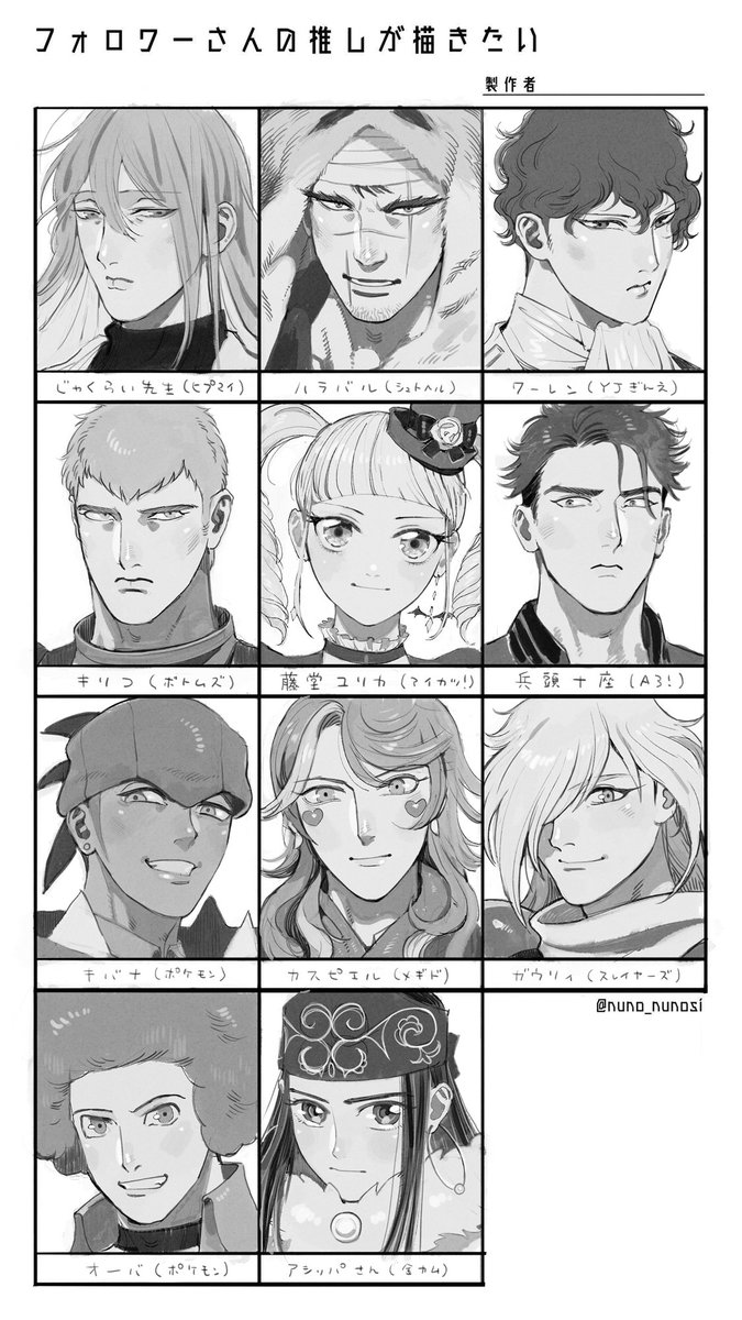 無駄に長生きするとフォロワーの推し描くやつ4回もやってるってなった
初回の頃から見てくれてたり仲良くしてくれとるフォロワー、ありがとう。 