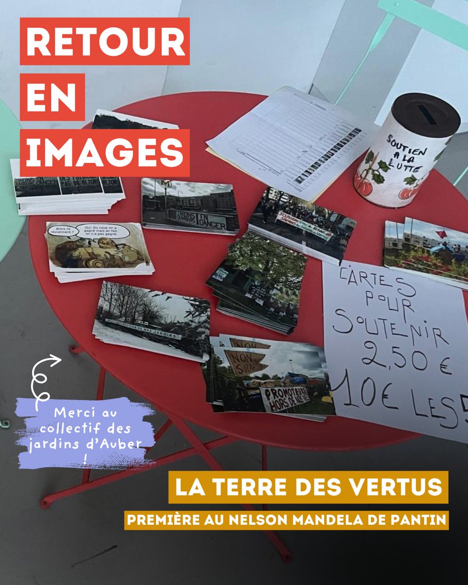 VraiVraiFilms's tweet photo. 🌻Remerciement spécial aux jardiniers·ères des Vertus pour leur admirable travail ! 5000 cartes postales déclinées en 20 modèles : de très beaux tirages, vendus pour la lutte ! https://t.co/9ZZgflhjLW