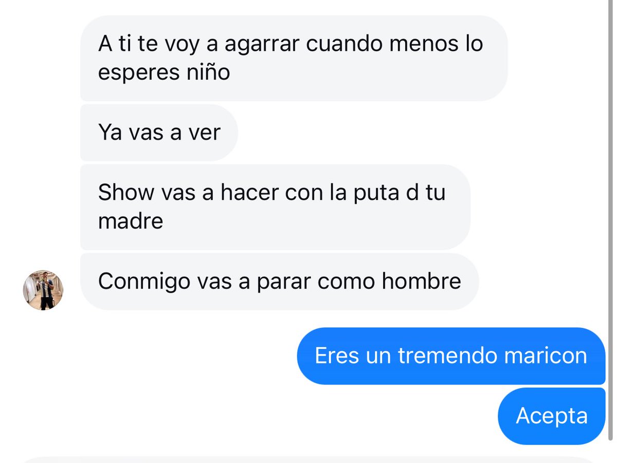 Listo, comprobado.

Se hace el matón pero se caga de miedo.
Se hace el que sabe de fútbol y se caga de miedo a un debate.

100% demostrado, Alvarito prefiere amenazar, alvarito el enfermito prefiere otros métodos antes de afrontar sus problemas como hombres.

No le den bola, ha