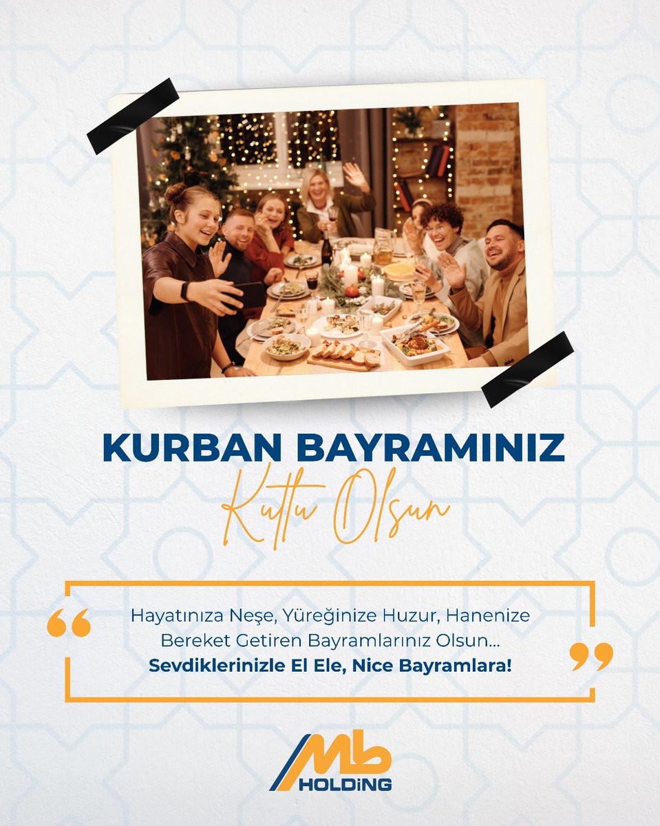 mbholdingas's tweet photo. Bayramın sizlere ve tüm sevdiklerinize sağlık, mutluluk ve huzur getirmesiyle...

Kurban Bayramı'nız Kutlu Olsun!

#kurbanbayramı #kurbanbayramıkutluolsun https://t.co/EPeCTFRygO