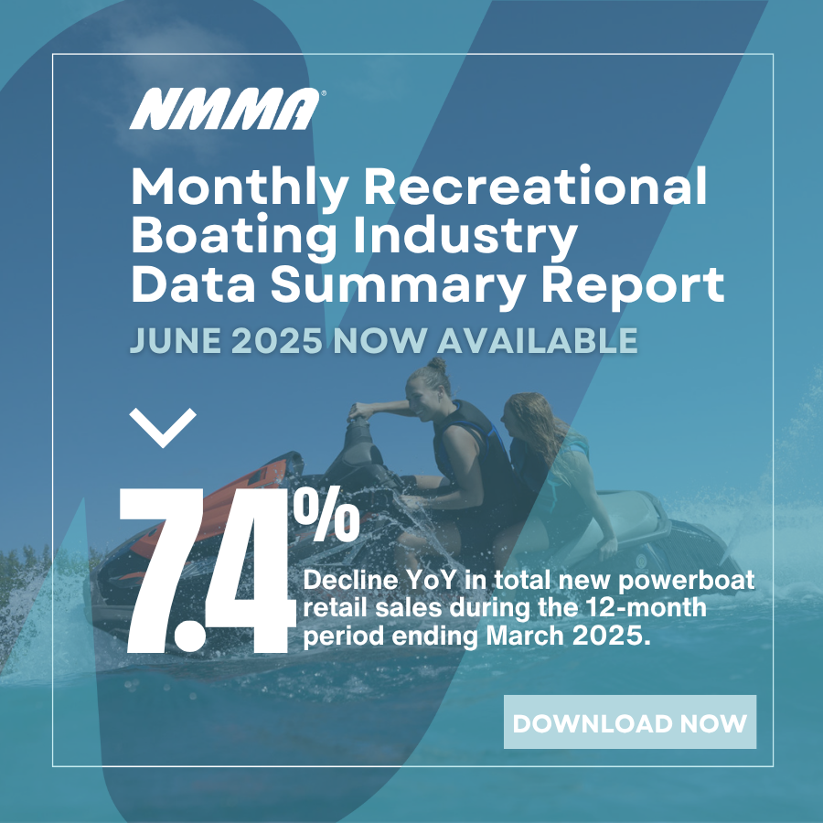 📊 NMMA’s latest Monthly Data Summary, covering April 2024–March 2025, shows a recreational boating market facing ongoing economic headwinds. While retail sales remain soft, signs of resilience in key segments and easing pressures point to a potentially stabilizing outlook.

Get