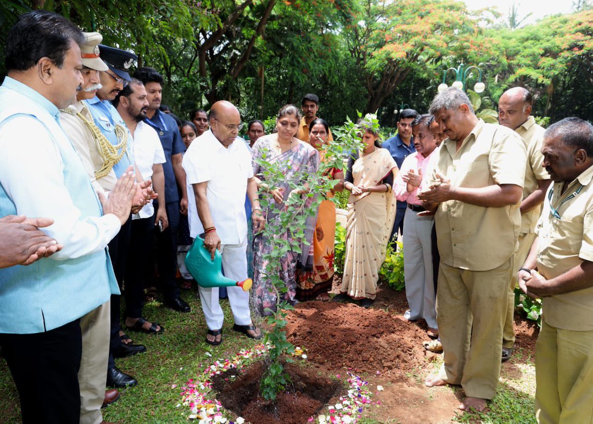 During the occasion the Governor appealed to people to plant saplings and nurture nature, as their contribution to protect the environment.