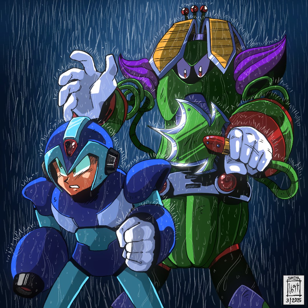 Captain_Ishi's tweet image. I don&apos;t know WHY... But I think Wire Sponge is a really cool maverick! lol #megamanx2