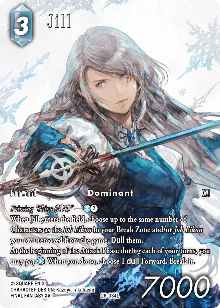 New art of FF16 Jill by Takahashi Kazuya for Final Fantasy's own