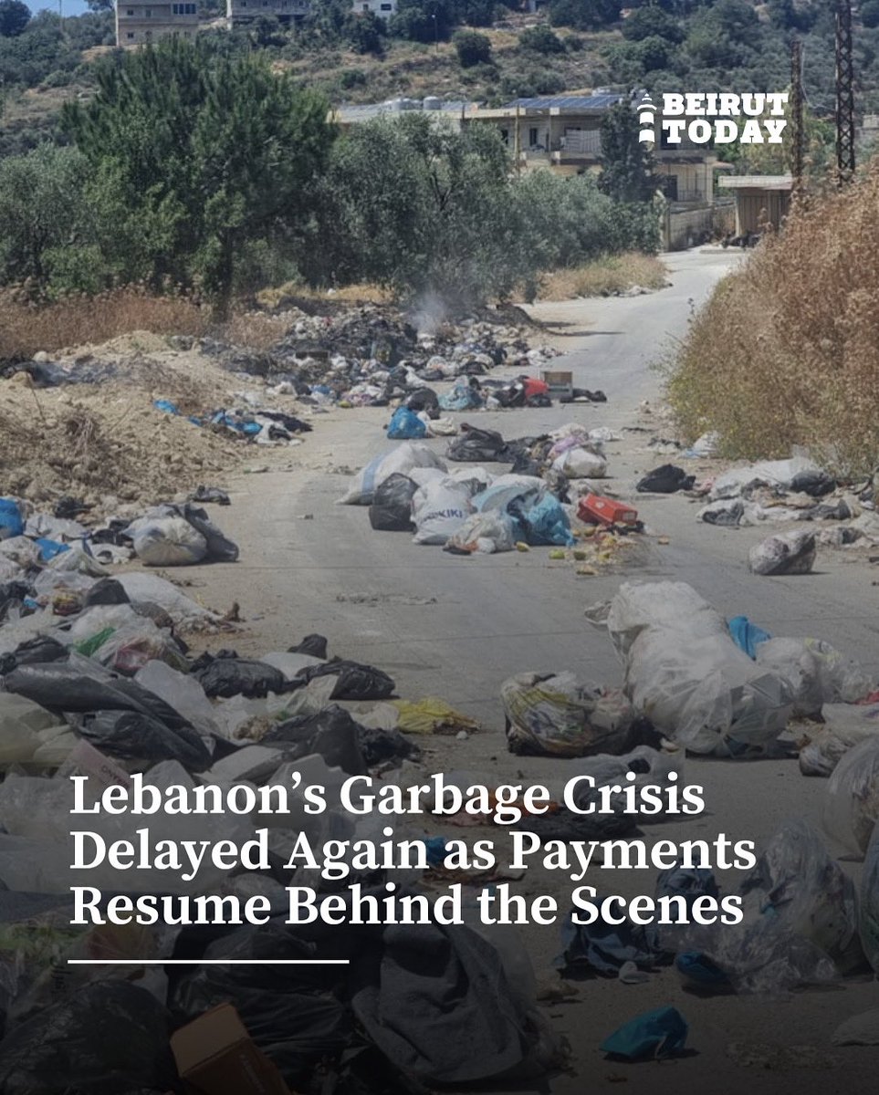 With Eid nearing, Lebanon risks another trash crisis. The Finance Ministry delayed payments to waste firms, but after Cabinet orders, Minister Yassine Jaber approved the funds to keep garbage collection going.

Image by L’Orient Le Jour.
