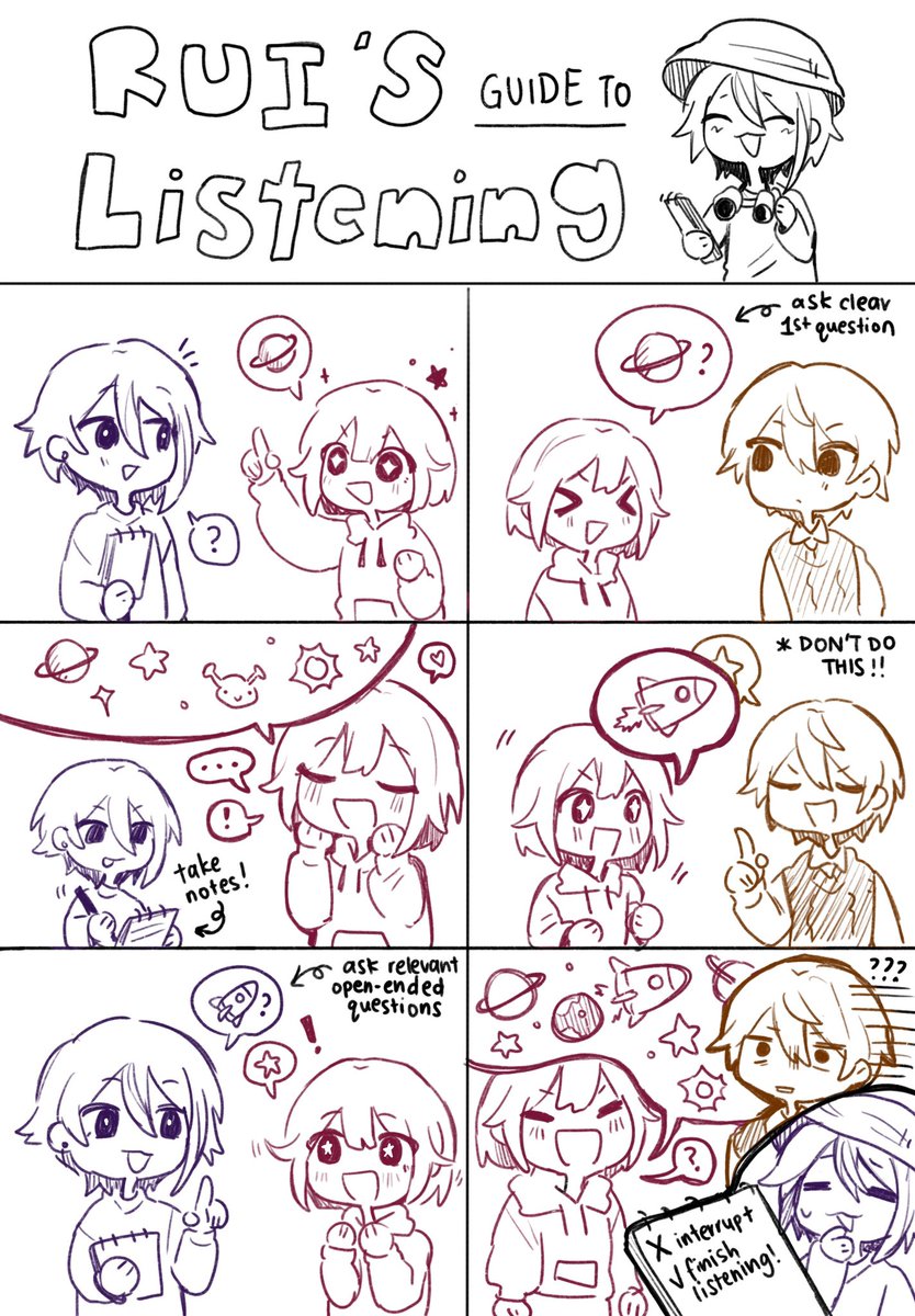 im drowning in assignments rn but have this silly wxs i drew for my design class (nene did not want to be interviewed)