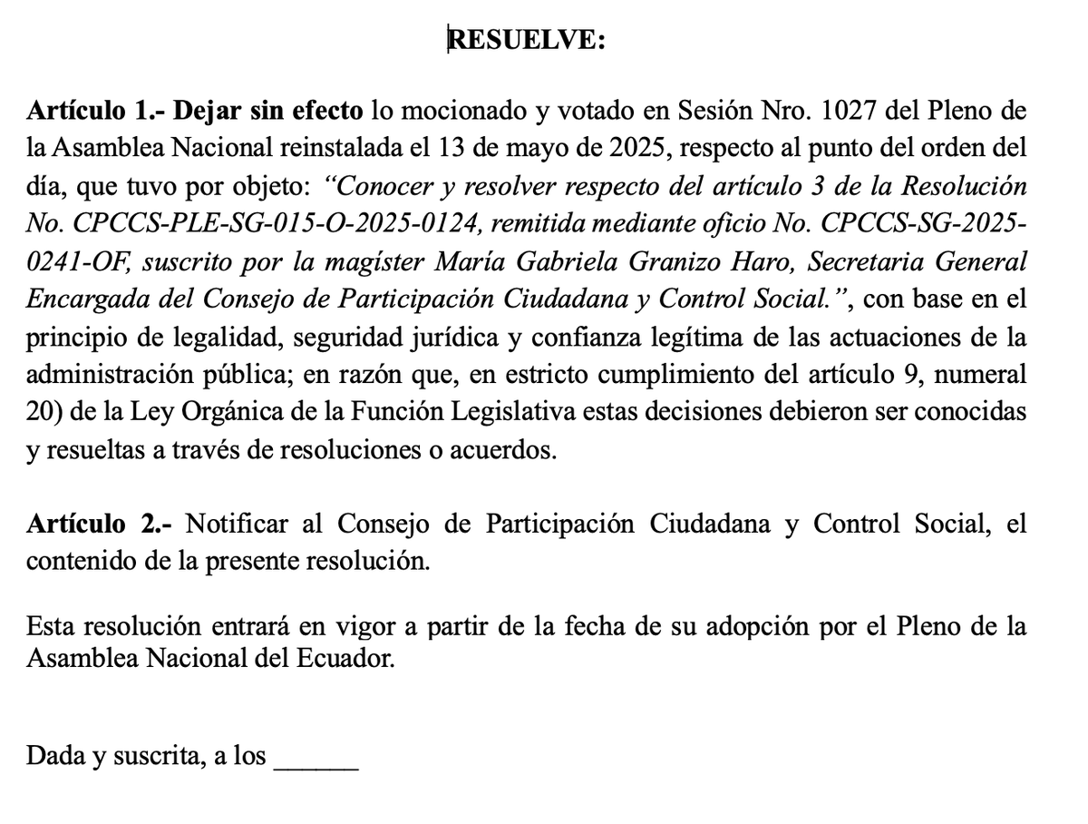 Mauro Andino Espinoza (@mauroandinoe) on Twitter photo 📢 Lo que acaba de hacer el oficialismo en la <a href="/AsambleaEcuador/">Asamblea Nacional</a> es absolutamente ilegal e inconstitucional. No se puede dejar sin efecto una resolución aprobada en el periodo legislativo anterior. De un plumazo quieren poner su terna y elegir a su gusto el delegado de la Función 📢 Lo que acaba de hacer el oficialismo en la <a href="/AsambleaEcuador/">Asamblea Nacional</a> es absolutamente ilegal e inconstitucional. No se puede dejar sin efecto una resolución aprobada en el periodo legislativo anterior. De un plumazo quieren poner su terna y elegir a su gusto el delegado de la Función