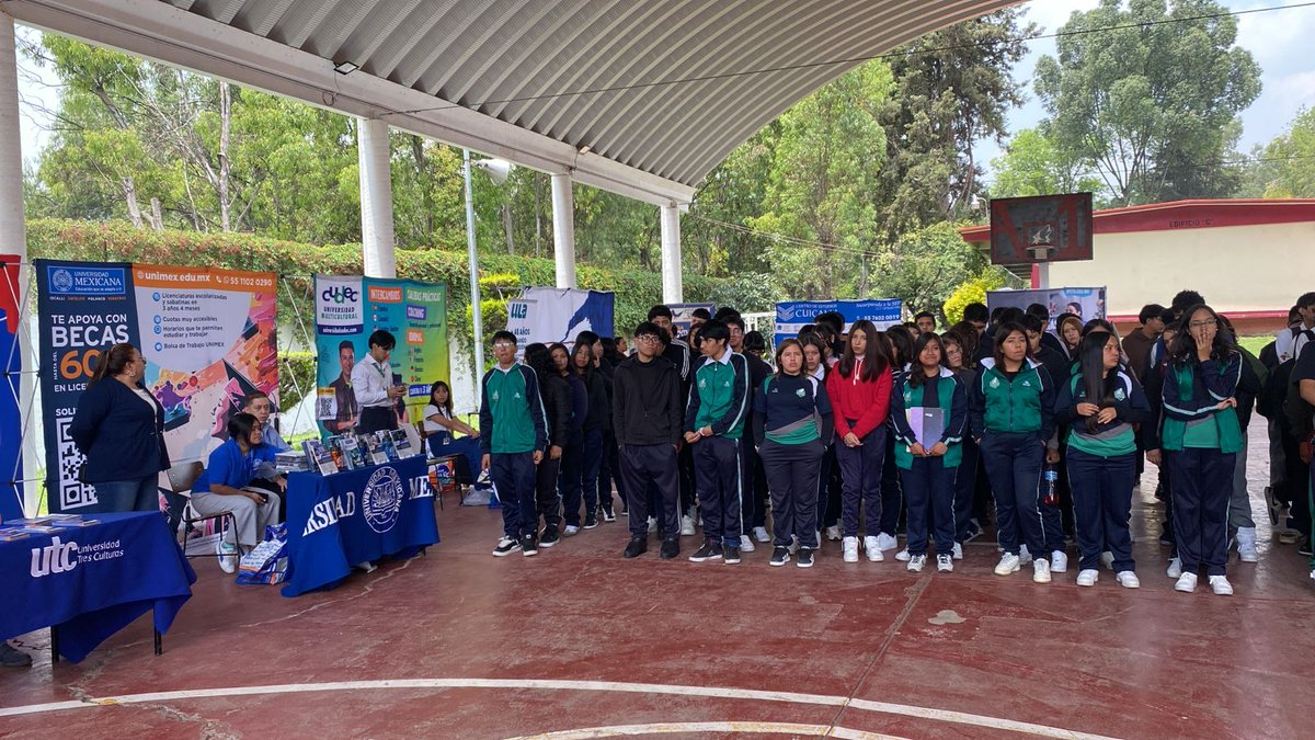 Conalep_Ati1's tweet photo. Con la participación de varias Universidades y diferentes empresas, hoy se desarrolló: la Feria de Universidades y Feria del Empleo en nuestro plantel; con el objetivo de brindar opciones a nuestros próximos egresados, que consideramos  deben ser protagonistas del cambio. https://t.co/nlL5SouKoh