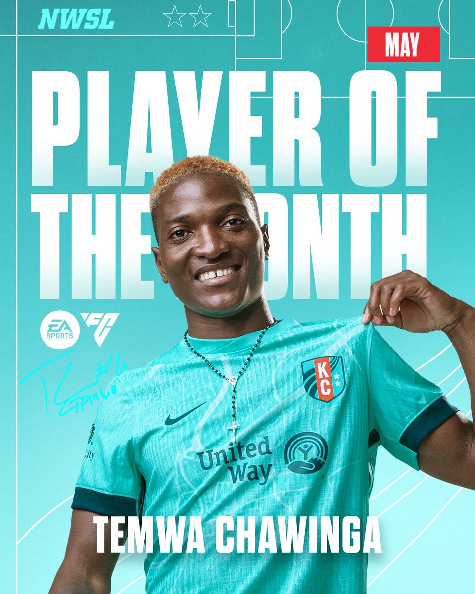 CROWN. CHEATCODE. CHAWINGA. 👑

Temwa sets a new <a href="/NWSL/">National Women’s Soccer League</a> record with her 5th Player of the Month honor. 3 goals in 4 matches 🙌
