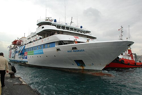 Ilangabet's tweet photo. Le 22 mai 2010, une flottille internationale composée de 8 bateaux acheminant 682 militants et 10 000 tonnes de matériel et d'aide humanitaire appareille dimanche soir depuis les eaux internationales au large de Chypre, à destination de la bande de Gaza.

Plusieurs personnalités politiques et religieuses figurent dans l'opération, des députés européens, des écrivains et des journalistes sont également à bord. Parmi elles, l’ancien archevêque catholique grec de Jérusalem, Hilarion Capucci, le dirigeant islamiste arabe israélien cheikh Raëd Salah et le correspondant de la chaîne satellitaire en arabe Al-Jazira Abbas Nasser.