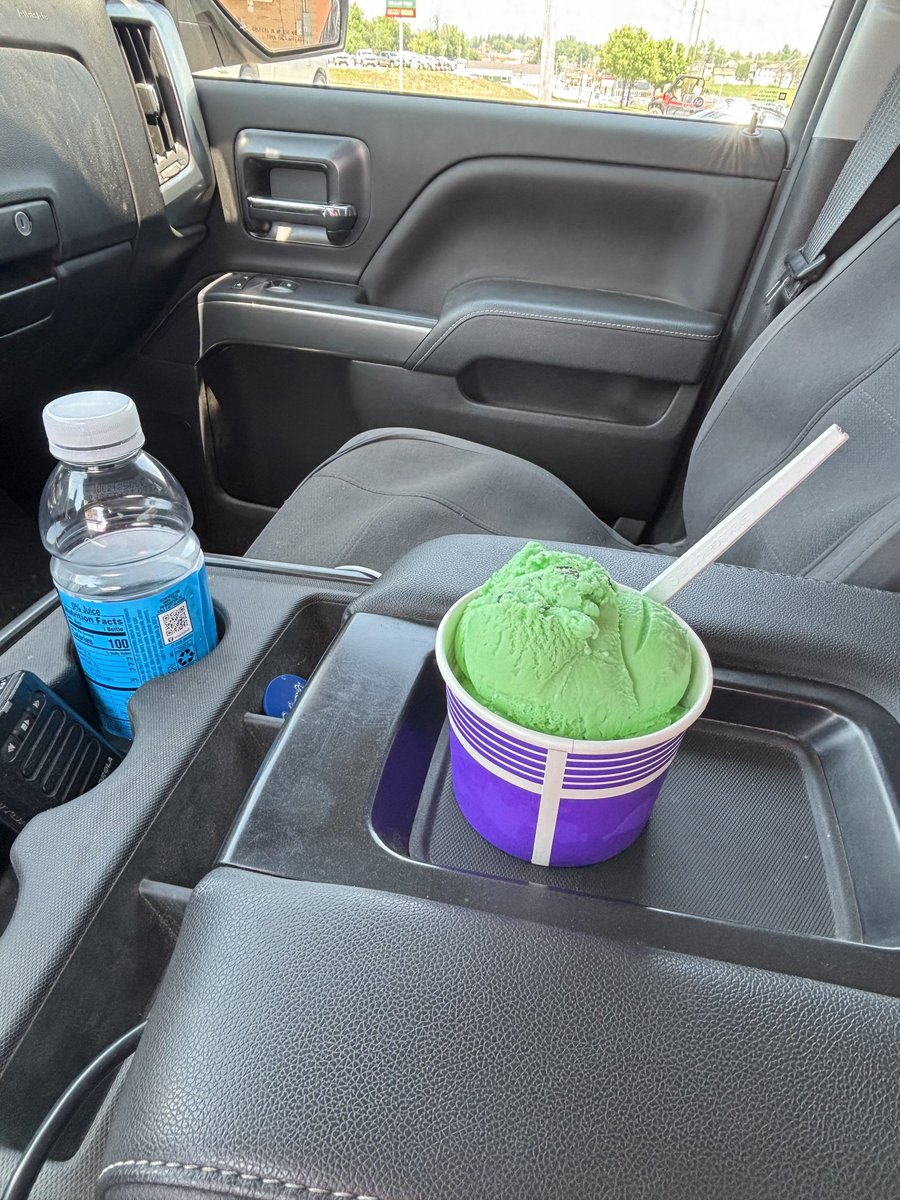 Mandatory stop in Waukon. Every day is a great day for ice cream.