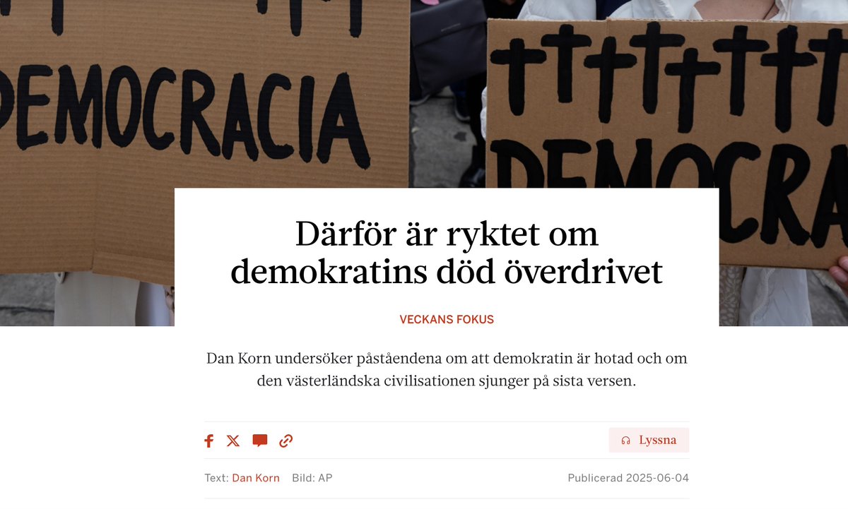 I flera år har jag funderat på en teori om vad som kännetecknar västerländsk civilisation. Jag menar att det är den ständiga pendelrörelsen mellan två motpoler, som under historiens gång skiftar karaktär, men som ändå har vissa särdrag oavsett om man talar om vänster eller höger,