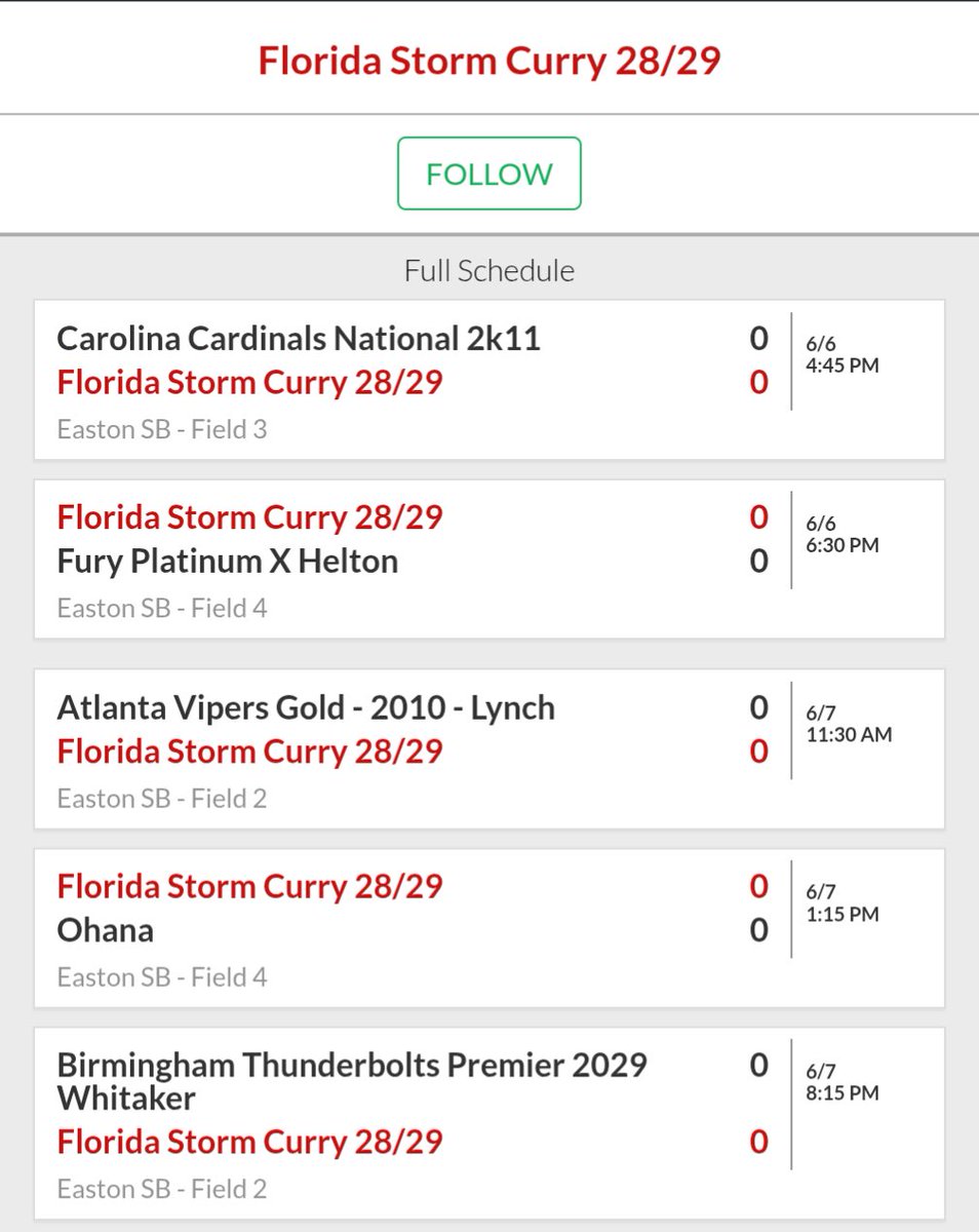 Excited for a big week! Headed to <a href="/flpgfmedia/">Florida PGF Media Network</a> Show Me The Money💰 followed by the Florida🥎 Prospect Camp! Ready to make the most of every opportunity! 🙌
<a href="/FLStormCurry/">FL Storm Curry</a> <a href="/60formeLYJ/">Lead Your Journey</a> <a href="/_TimWalton/">Tim Walton</a> <a href="/GatorsSB/">Gators Softball</a> <a href="/Coach_AT/">Aric Thomas</a> 
<a href="/SBRRetweets/">Softball Recruiting Reposts</a> <a href="/LineDsoftball/">Line Drive Media</a> <a href="/SoftballHome/">Softball Home</a> <a href="/MaxPreps/">MaxPreps</a> <a href="/AlissaSmith12/">Alissa Smith</a>