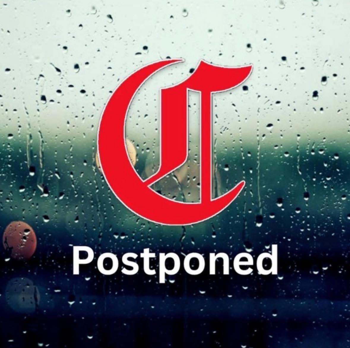 Our Home Opener is postponed. We will try again Friday 7:30pm. #Miramichi #NBSBL