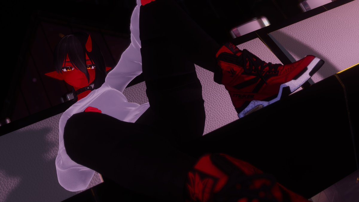 I said take a seat, not get on your knees-