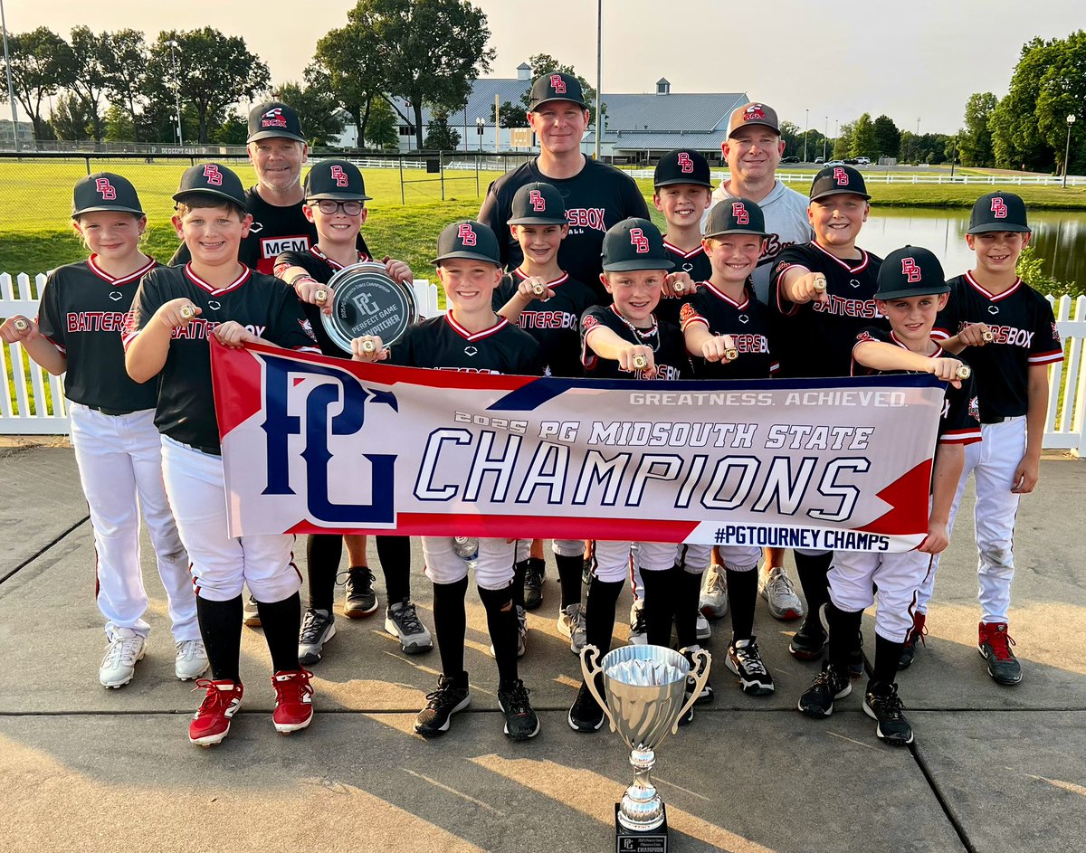 Batters Box Baseball (@battersbox) on Twitter photo Batters Box 10U Black continues to be red hot π₯ winning their 3rd tournament in a row this past weekend <a href="/SnowdenBaseball/">Snowden Baseball</a>! This is their 5th tournament championship of the spring and they are currently on a 13 game winning streak. Stay hot!
πππππ #champs #reptheBox Batters Box 10U Black continues to be red hot π₯ winning their 3rd tournament in a row this past weekend <a href="/SnowdenBaseball/">Snowden Baseball</a>! This is their 5th tournament championship of the spring and they are currently on a 13 game winning streak. Stay hot!
πππππ #champs #reptheBox