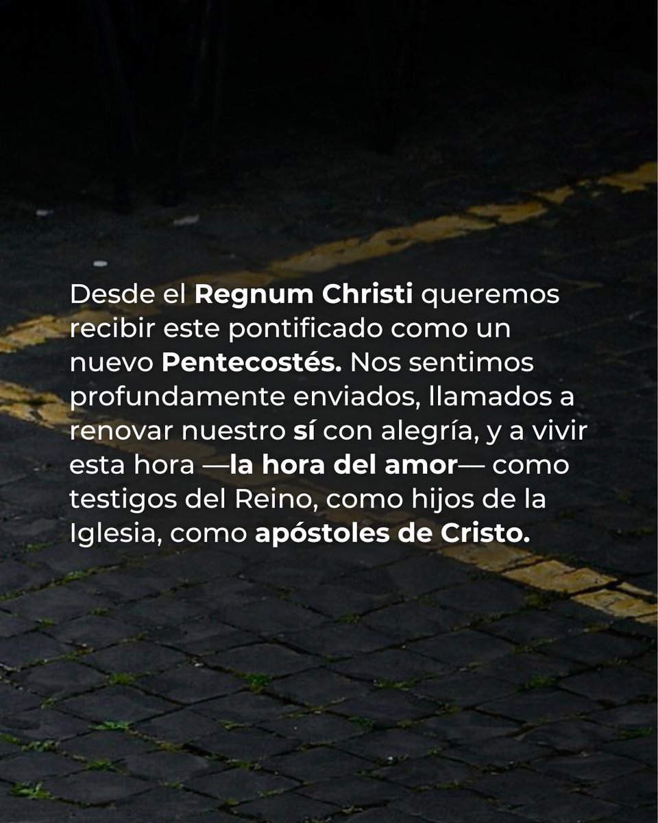 Con estas palabras, el Santo Padre encendió el corazón De la Iglesia ❤️‍🔥

Lee el artículo completo: “¡Es la hora del amor!”: León XIV y el llamado a una Iglesia unida, misionera y ardiente en caridad, en: regnumchristi.mx/blog/es-la-hor…