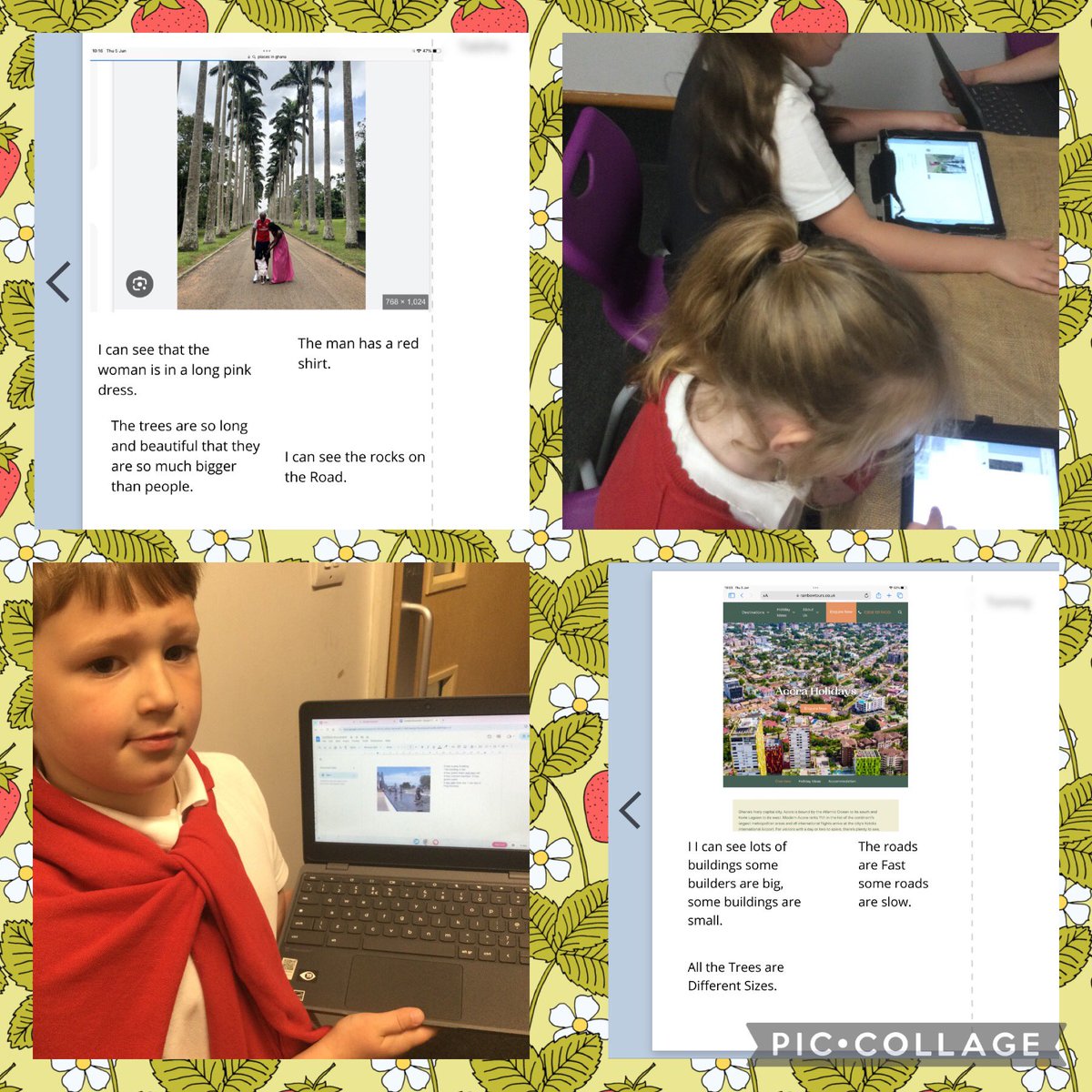 Dosbarth pump have been researching different settings in Ghana and then they had to describe what they saw 😀 They used some good descriptions ⭐️ Bendigedig! You are all #ambitiouscapablelearners <a href="/misssbrooks95/">@Miss Brooks</a> <a href="/garntegprimary/">Garnteg Primary</a>