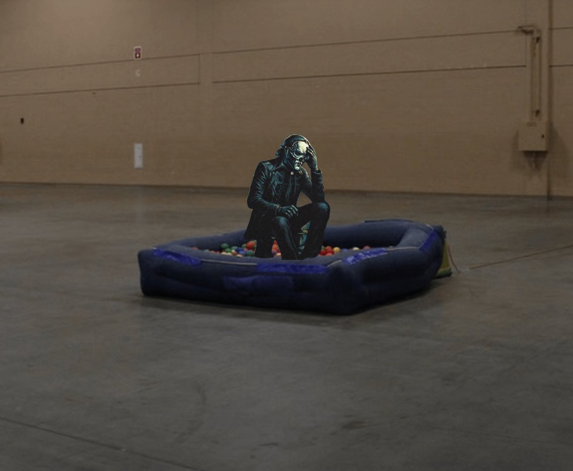 sapphicdruids's tweet photo. It’s okay buddy, more people will show up soon https://t.co/00p65SVGQi